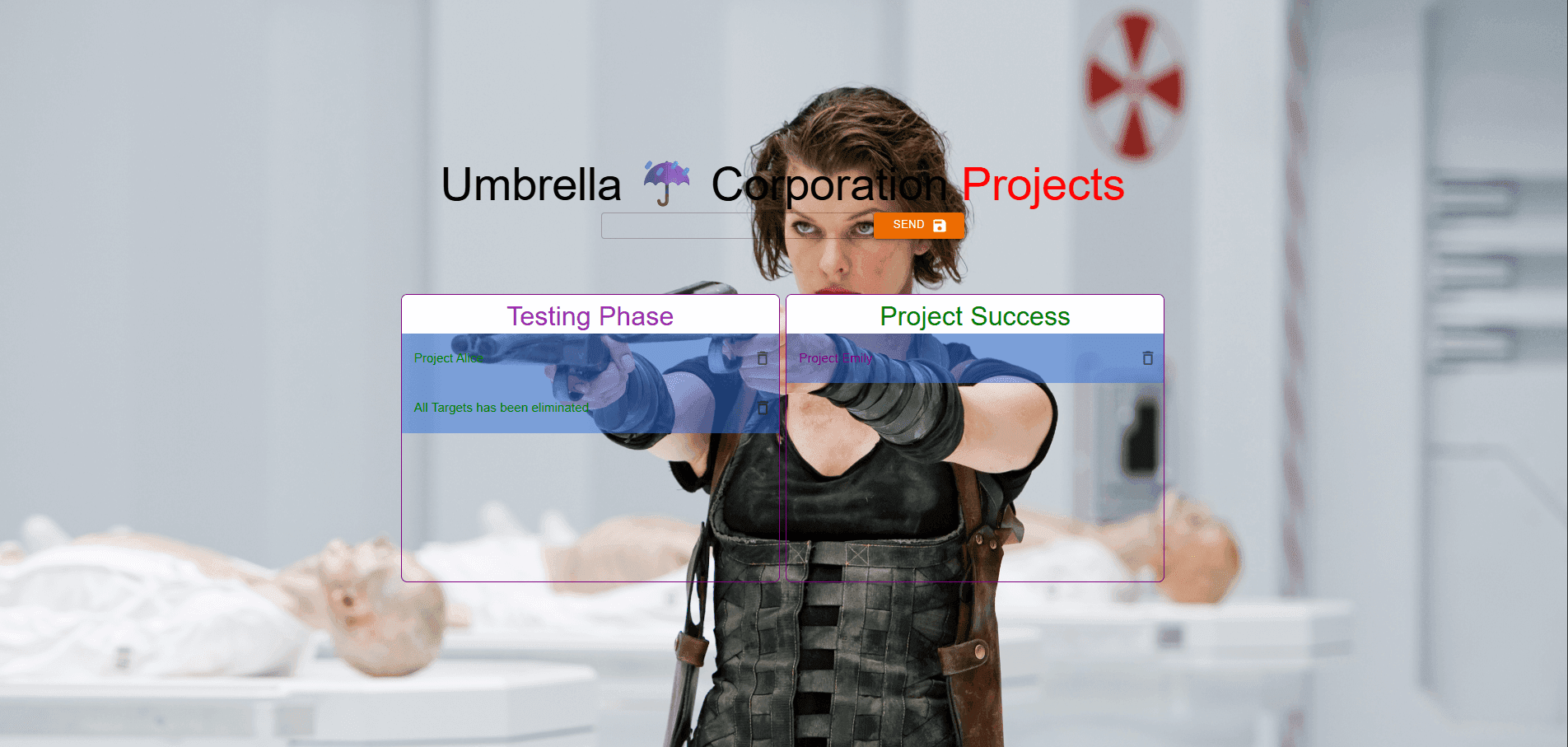 Umbrella-Corporation-Projects